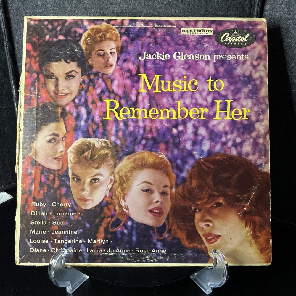 Jackie Gleason Presents Music To Remember Her  Vinyl LP Capitol‎ Records